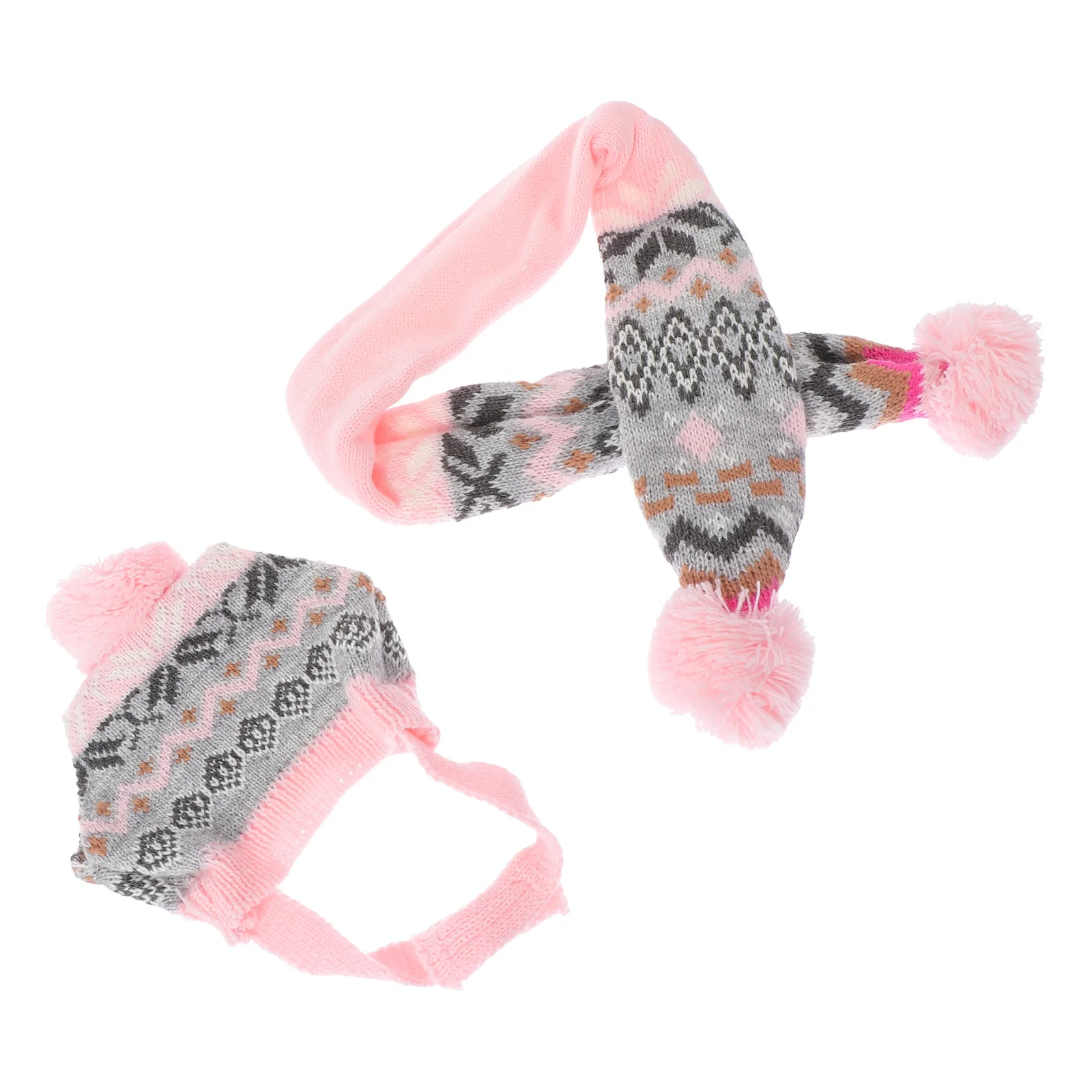 

1Set Xmas Pet Scarf and Hat Set Creative Christmas Puppy Costume Dog Supplies Warm Soft Accessories Pet Scarf and Hat