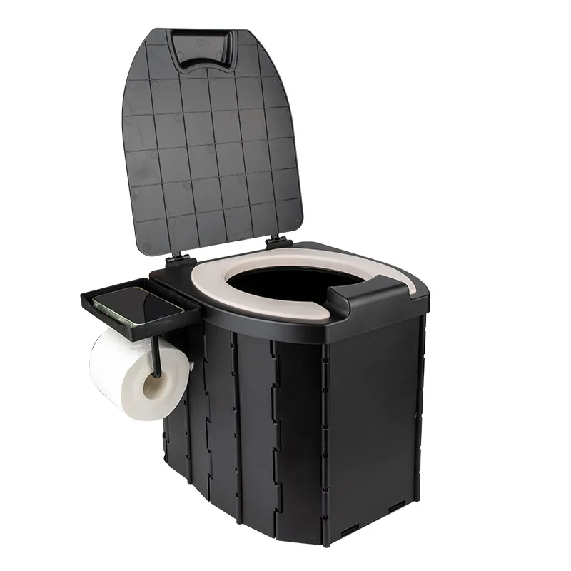 

Folding Toilet Portable Collapsibl Camping Toilet Outdoor Travel Toilet Car Toilets Adult Self-Driving Travel Emergency Toilets