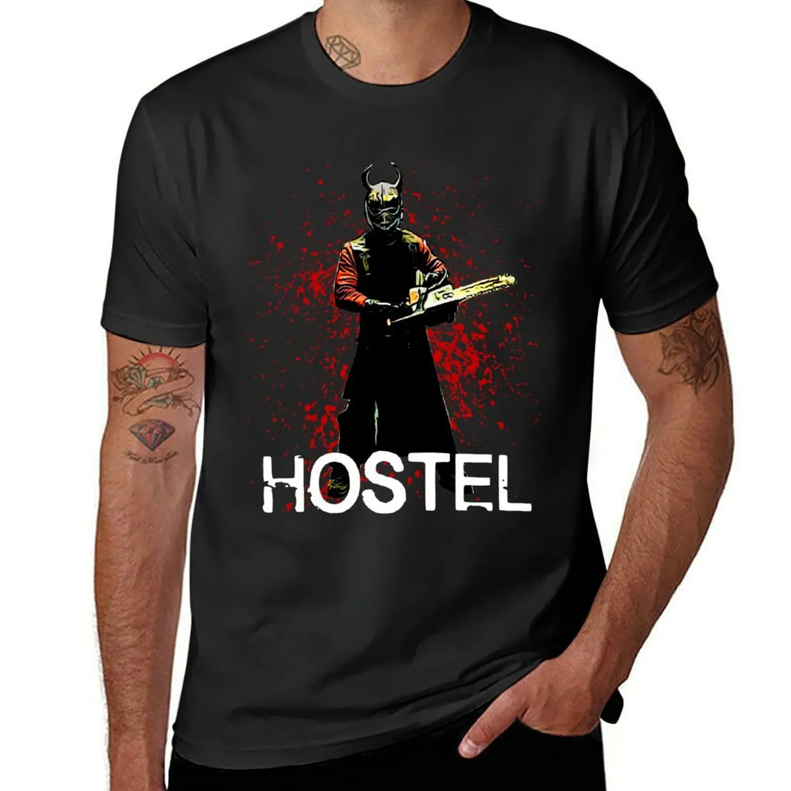 Hostel T-Shirt anime clothes oversized mens t shirts casual stylish