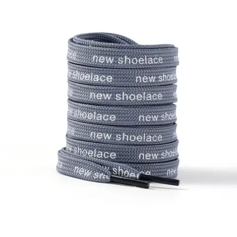 Letter Printed Flat Shoelaces Unisex Fashion Laces For Sneakers Canvas Casual Shoes 80/100/120/140/160CM Shoe Accessories