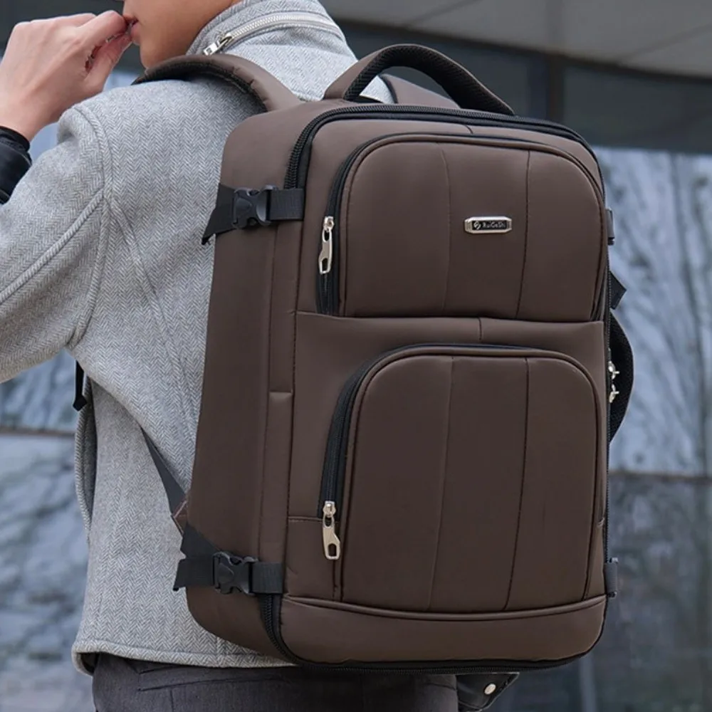 تخزين قفل مجمع حقيبة السفر مكافحة سرقة الجانب مقبض رجال الأعمال على ظهره مقاوم للماء متعدد الطبقات حقيبة الأمتعة مكتب #1