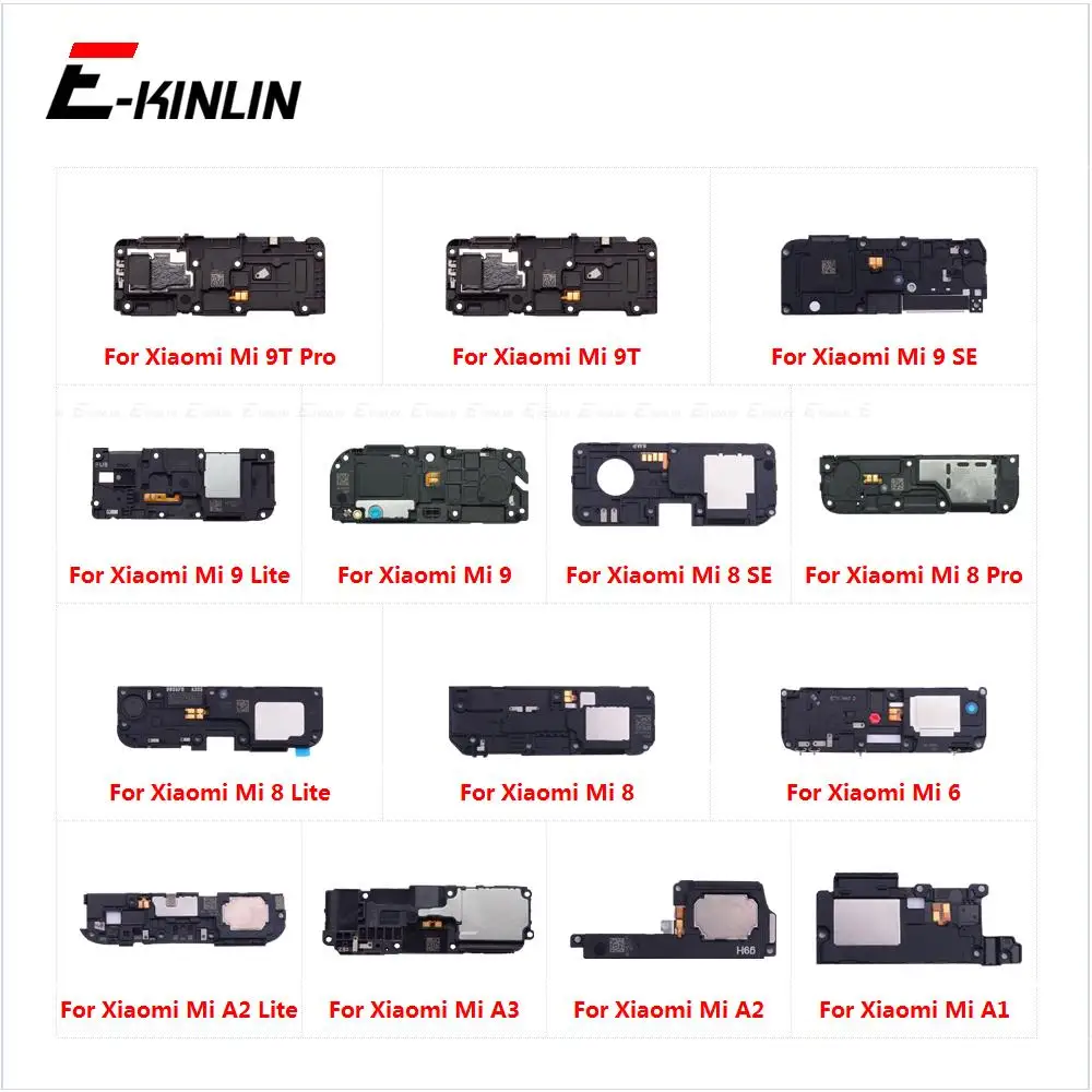 Loudspeaker For XiaoMi Mi A3 A2 A1 9T 9 8 SE Pro Lite 6 Loud Speaker Buzzer Ringer Flex Replacement Parts