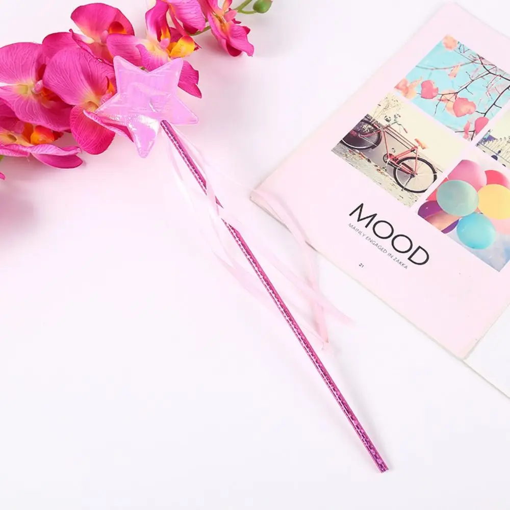

Wedding Dreamlike Star Fairy Wand Girls Wand Five Pointed Star Princess Wand Cute Colorful Stick Wand Birthday Gift