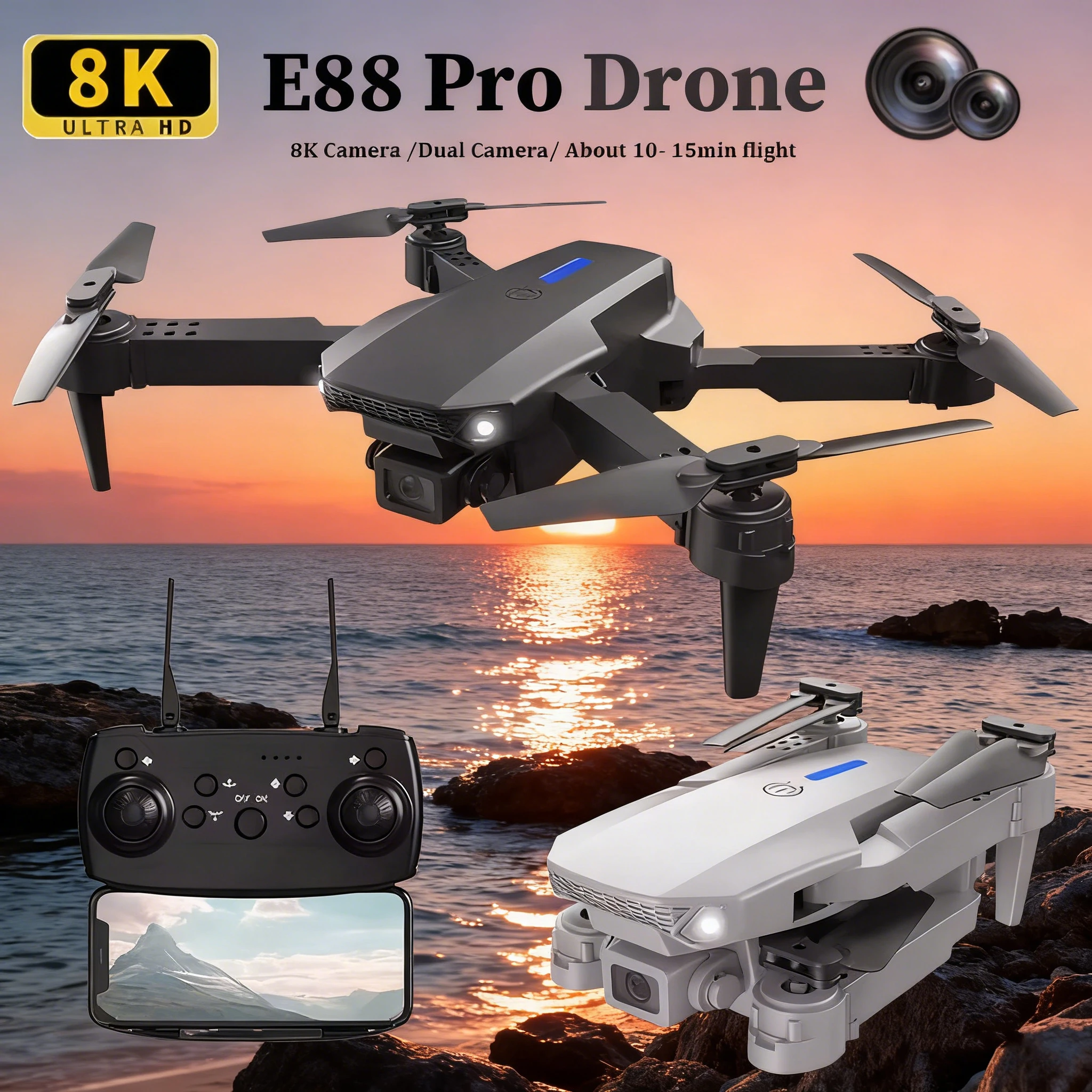 E88PRO Drone 8K 5G … - image