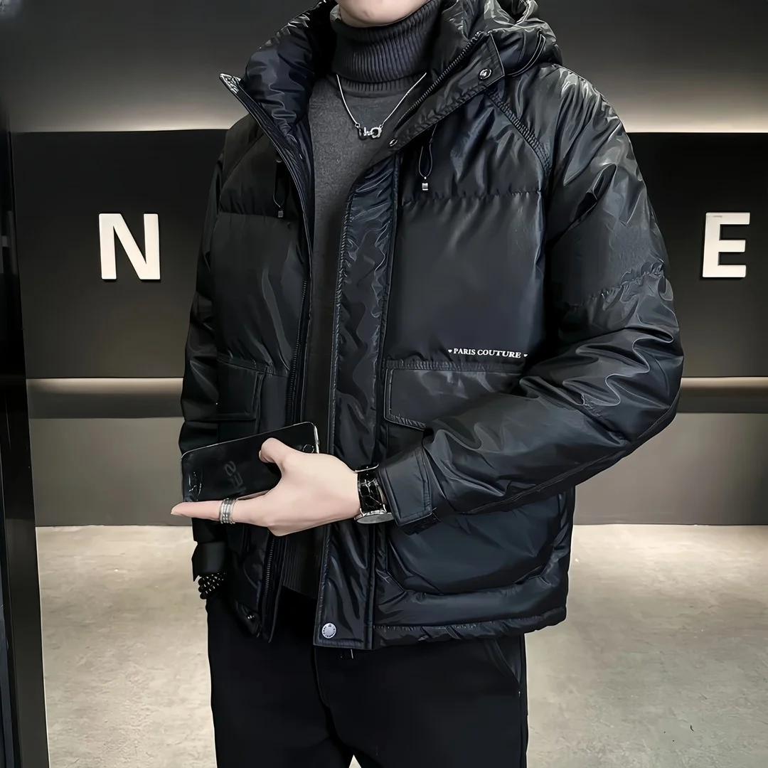 2026 Winter New Style Men's Fashion Casual Warm Down Jacket 50% White Duck Down Coat