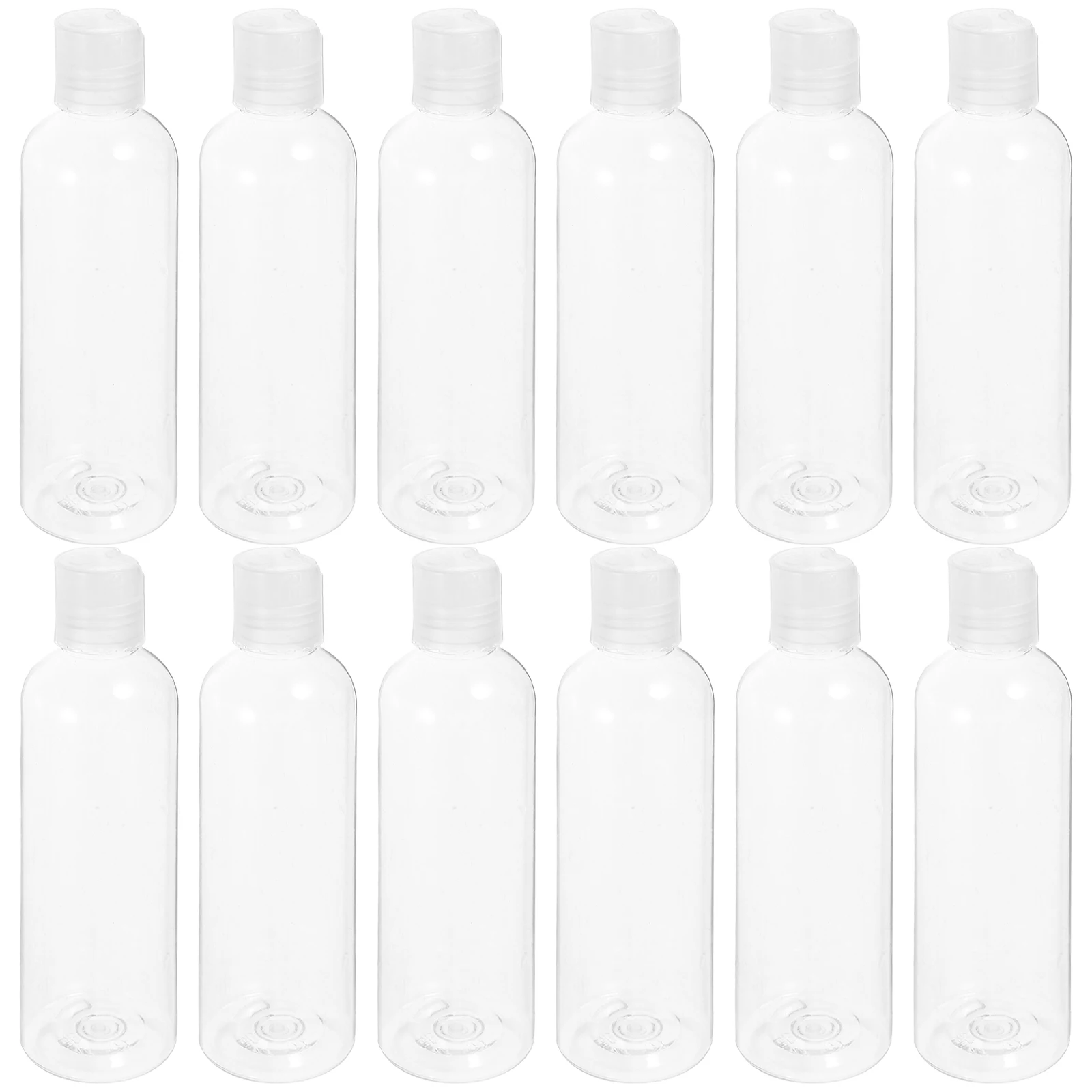 

20 Pcs Bottle Mini Squeeze Transparent Plastic Dispenser Plastic Pot Bottles Refillable Travel Leakproof PET