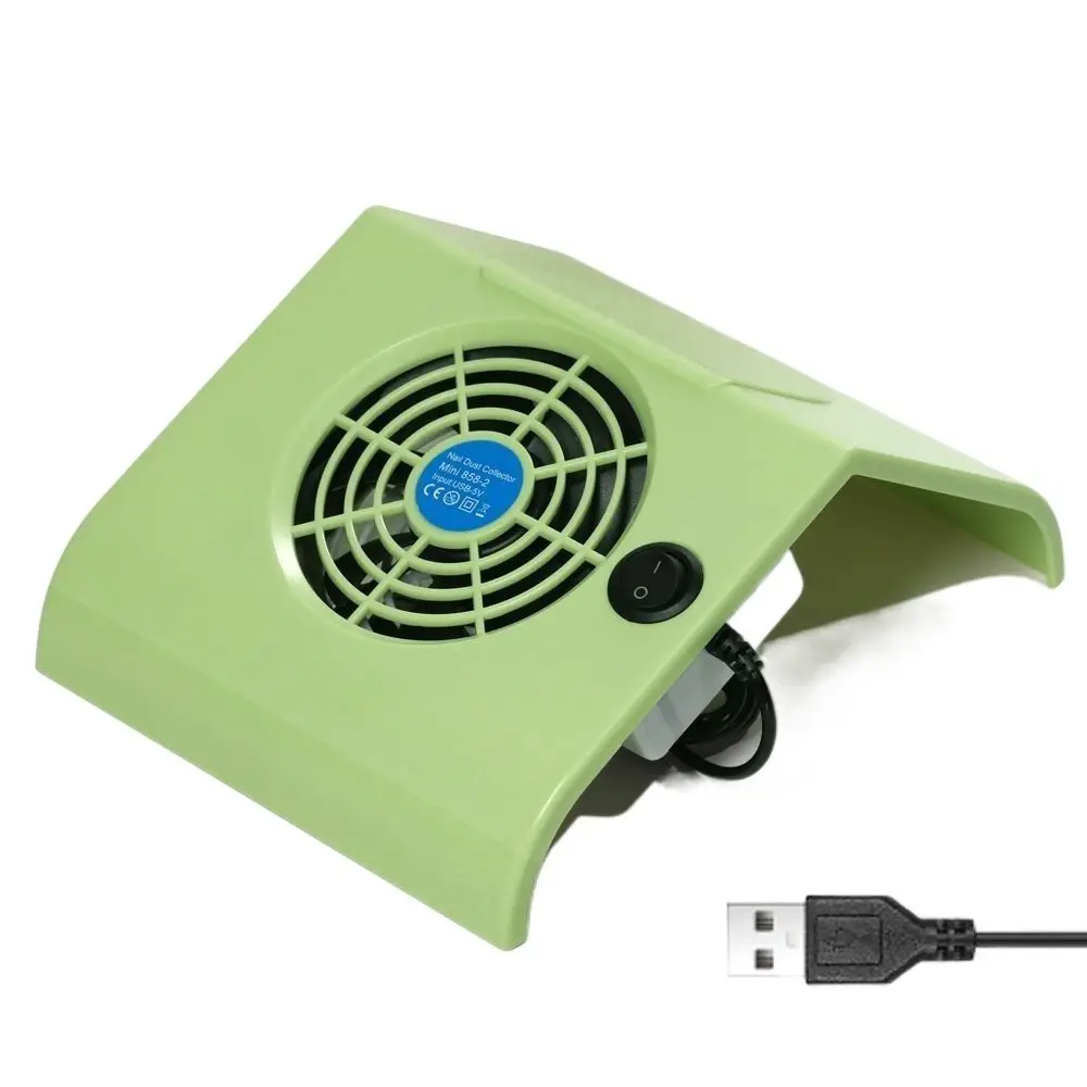 Colector de polvo para decoración de uñas, herramientas de máquina de manicura USB de poco ruido, Extractor de 40W, aspirador de uñas para salón de manicura