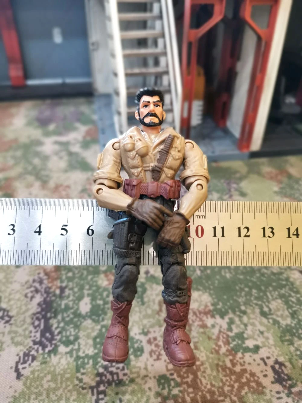 ViiKONDO 1/18 Lanard Corps Elite 3.75'' Gi Joe Action Figure Special Forces Figurine Warrior SWAT Doll with Flexible Joints A55