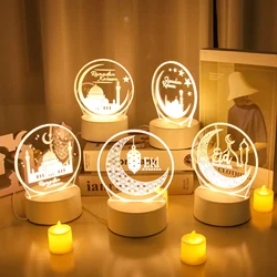 EID Night Light Mubarak Ramadan Decoration For Home 2025 Islamic Muslim Party Decor Ramadan Kareem Happy Eid Al Adha Ramadan