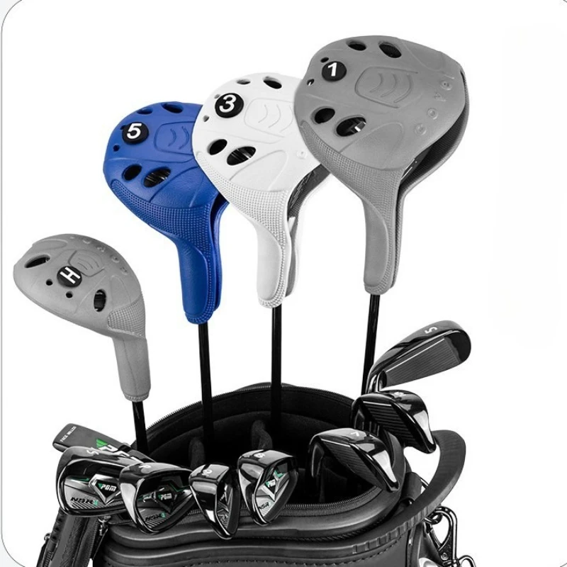 PGM Golf Club Head Cover 1/3/5/UT Full Set of Wood Poles Waterproof High-elastic Material Easy To Use Save Space GT025