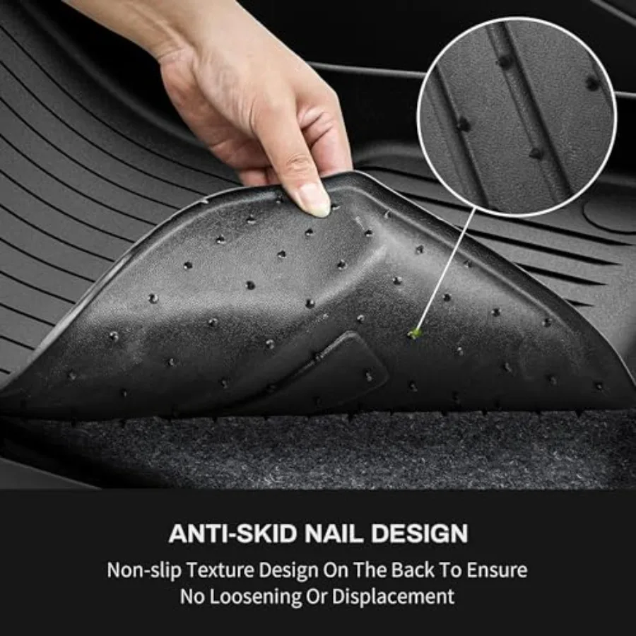 Floor Mats and Cargo Liner Fit for Honda Civic Sedan 2022-2026 Non Hatchback All Weather TPE Car Mats Guard Odorless Anti-Slip