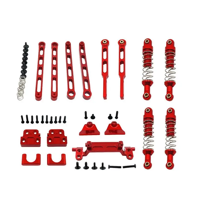 FBIL-Shock Frame Kit Pull Rod Shock Absorber For RC Car For 1/12 MN82T LC79 MN82S Mn82pro MN82 Upgrades Accessory