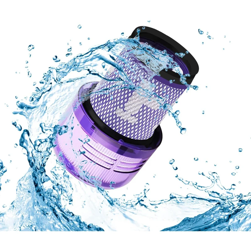 1-4 قطع من فلاتر دايسون V12 Detect Slim، فلتر بديل للمكنسة الكهربائية الرقيقة المطلقة ذات النظافة الإضافية، الجزء 971517-01 #6