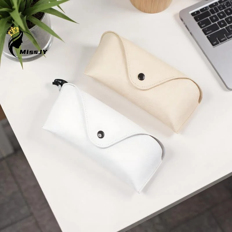 

Роскошный кожаный футляр для очков, сплошной цвет; устойчивый к давлению ящик для хранения солнцезащитных очков