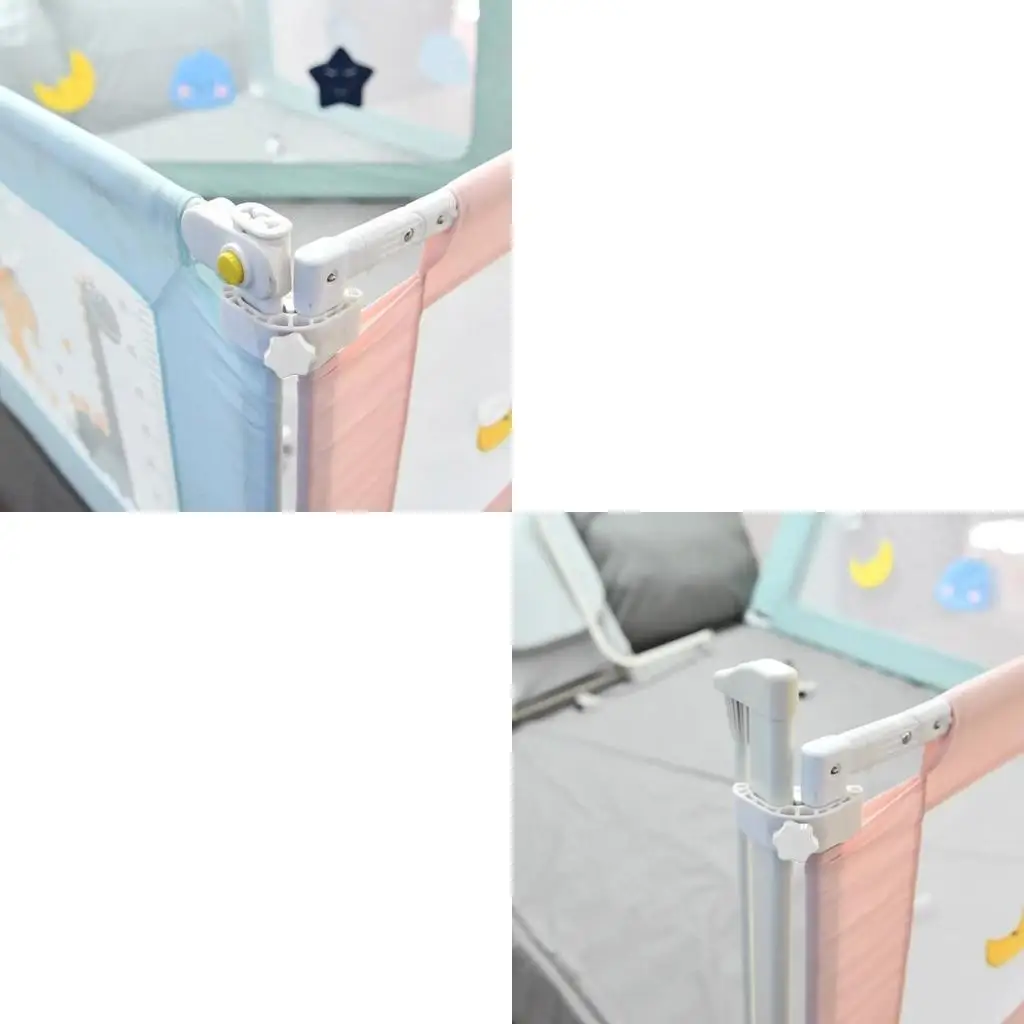   Infant Bed Barrier Clasps Multifunction Crib Guardrails Connection Toddler Crib Reinforcement Brackets Crib Edges Supporting