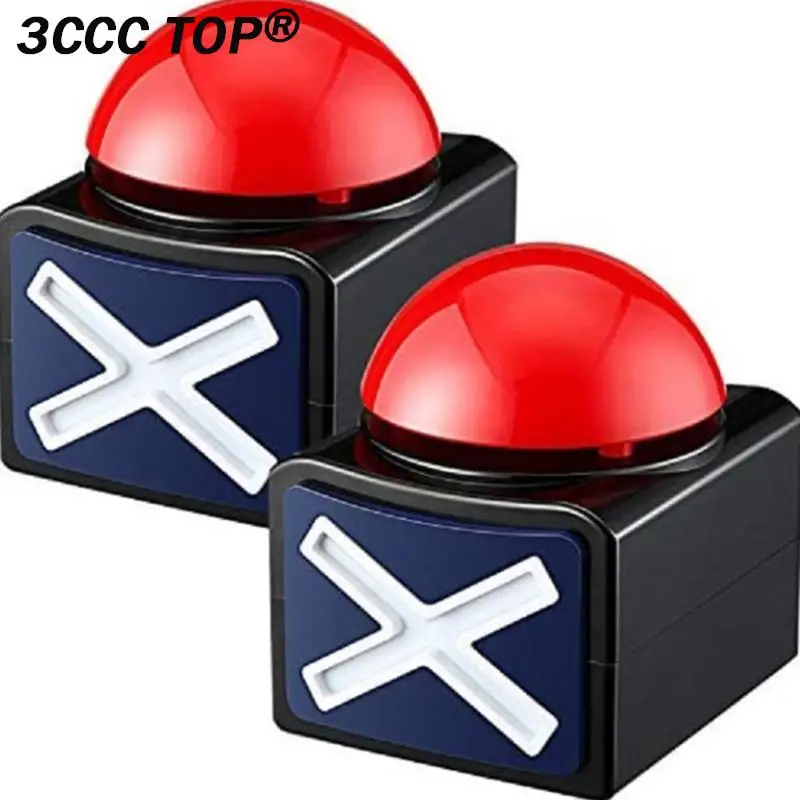 1PCS For Game Answer Buzzer Alarm Button With Sound Light Trivia Quiz Got Talent Press Buzzer