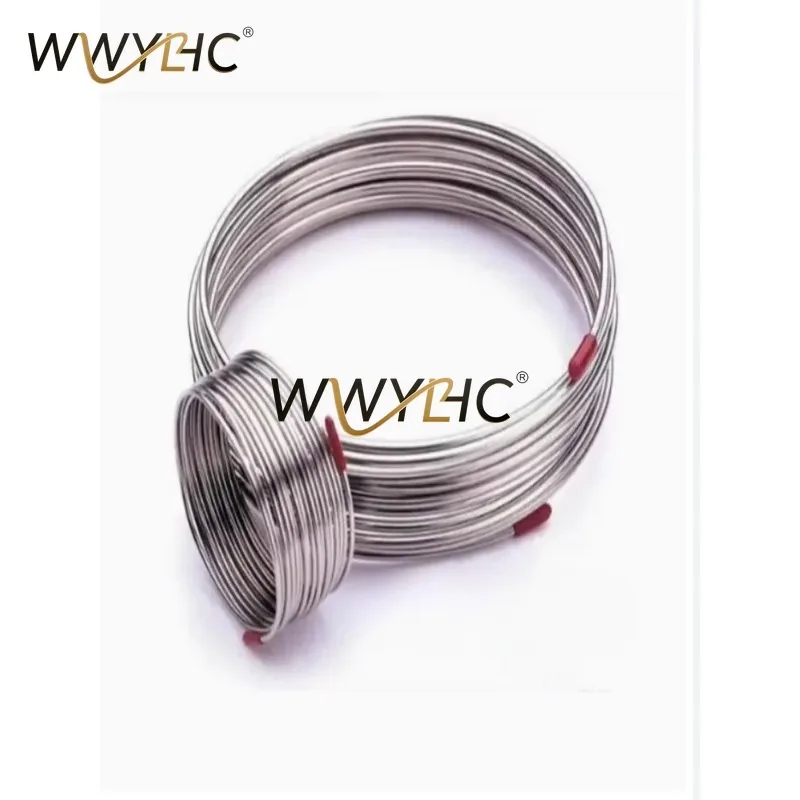 304 316L Stainless Steel Coil Pipe Chromatography Air Source Tube Instrument Ferrule Tubing Oil Hydraulic Conduit