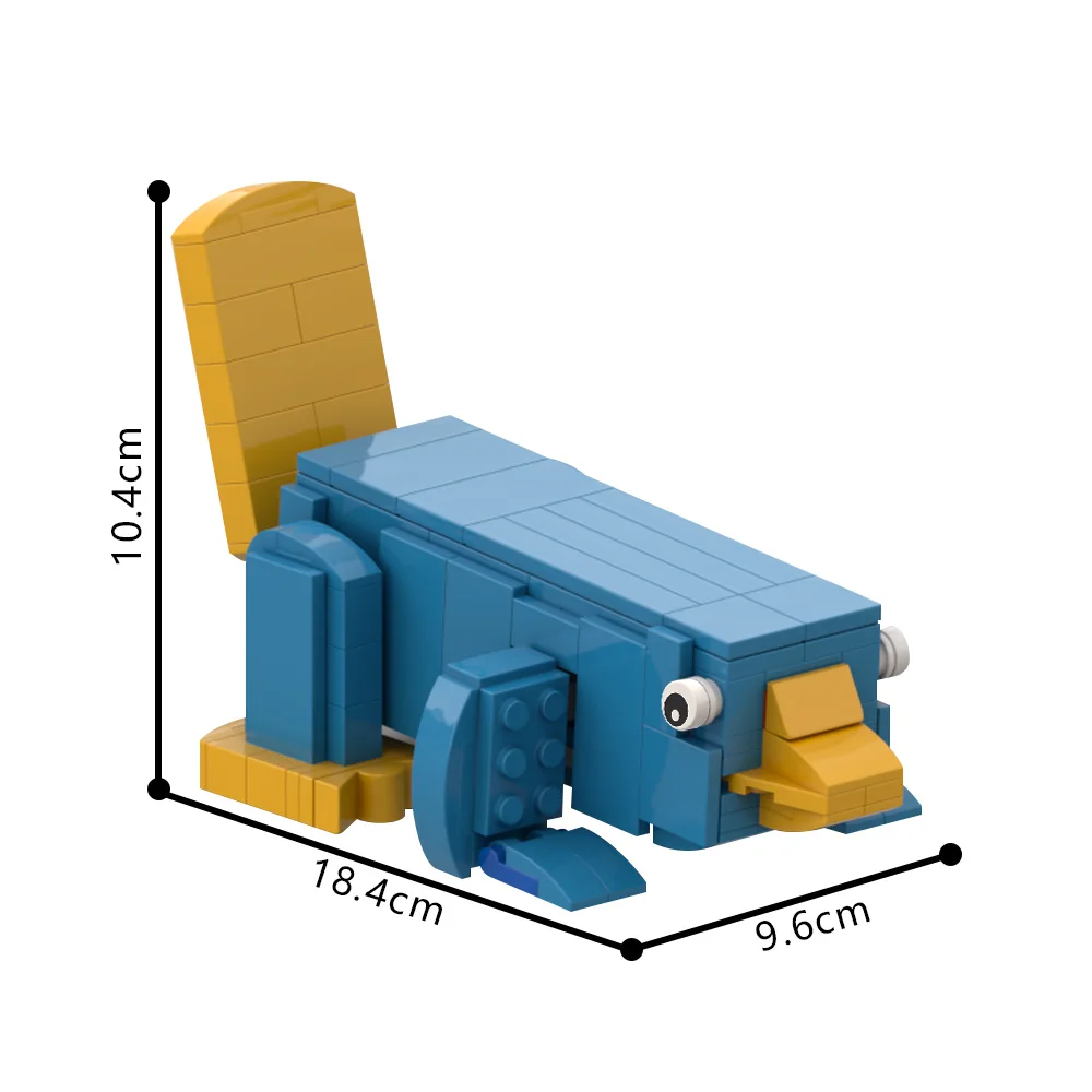 Gobricks MOC 映画キャラクターの役割ビルディングブロックモデル動物フィニアスとファーブレンガのおもちゃ子供のための ift