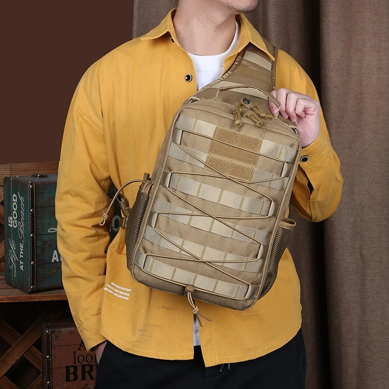 Outdoor Sports Tactical Storage Bag Multi Functional Military Diagonal Cross Chest Fishing Tool Collection Mountaineering Bag