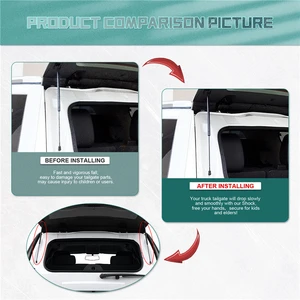 2 PCs/Set Glas Heckscheibenaufzug Federgas Smocking Aufzugsabdeckung Träger für Chevrolet GMC Yukon 2007-2014 6 HALT -HABE -WOOPS - №6