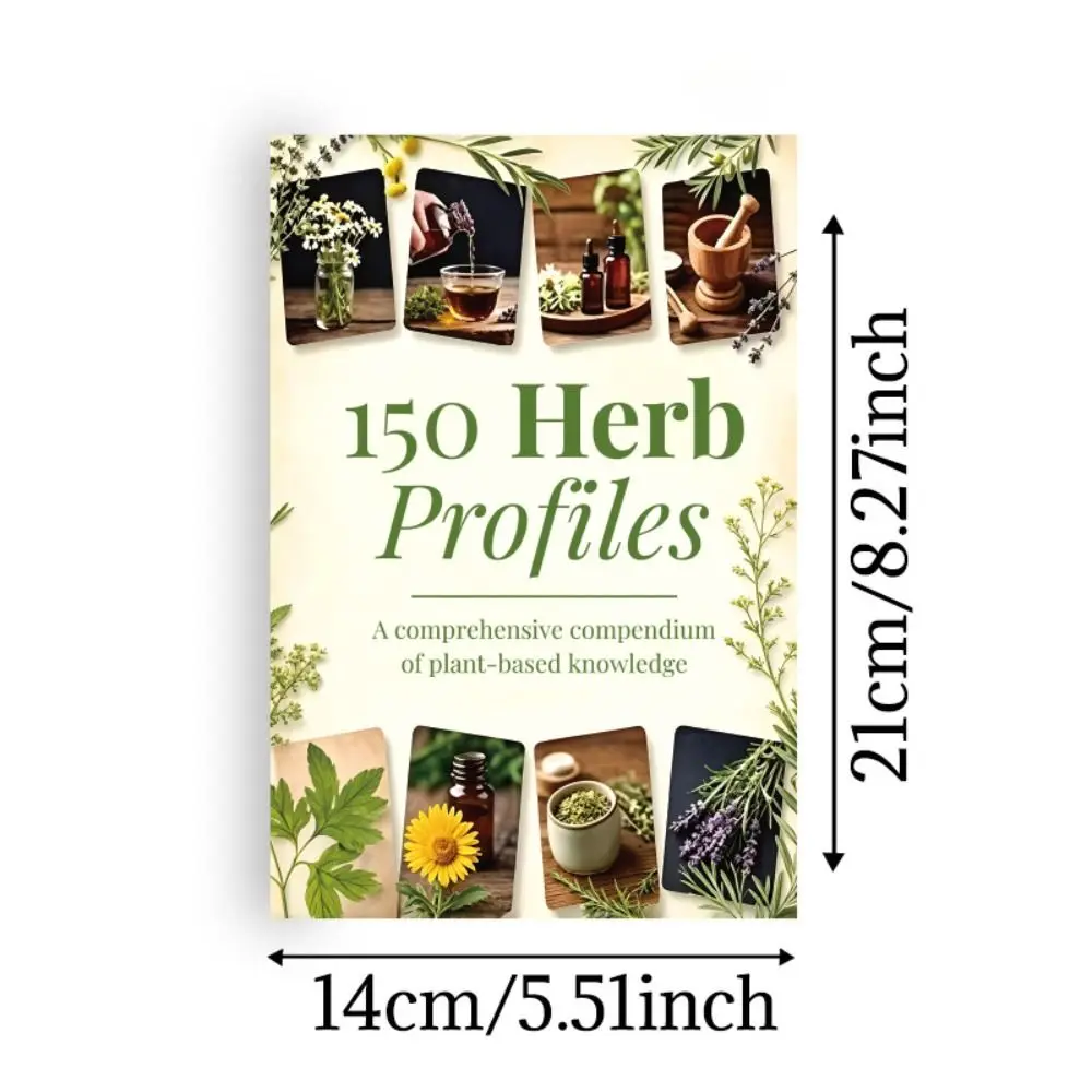 Vintage 150 Herb Profiles Comprehensive Guide Collection Herb Remedies Book 312 Pages Detailed Illustrations Reference Book