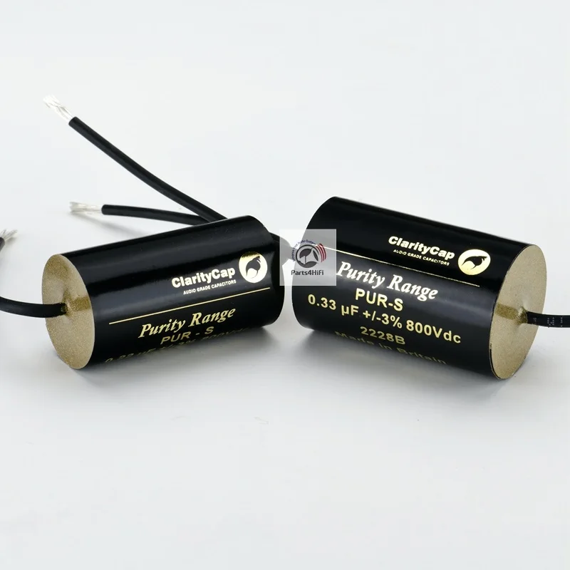 

2pcs/lot British Claritycap PUR-S 800VDC Purity Range infinite frequency crossover audio coupling 3% MKP capacitor free shipping