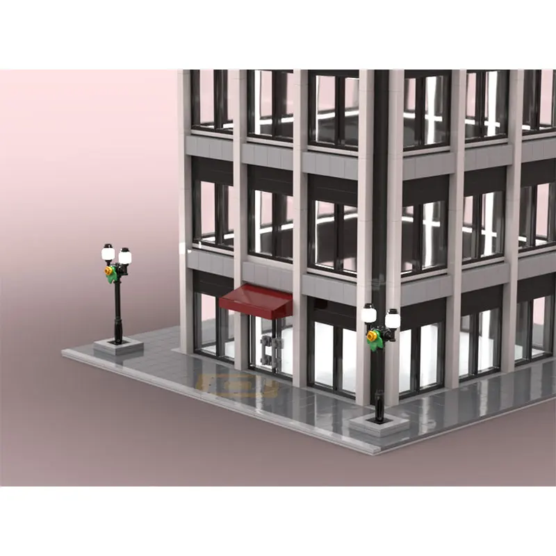 

MOC Building Block Street View Series Budget Skyscraper - Modular Skyscraper Education Puzzle Toy Juguetes Xmas Gifts 821PCS