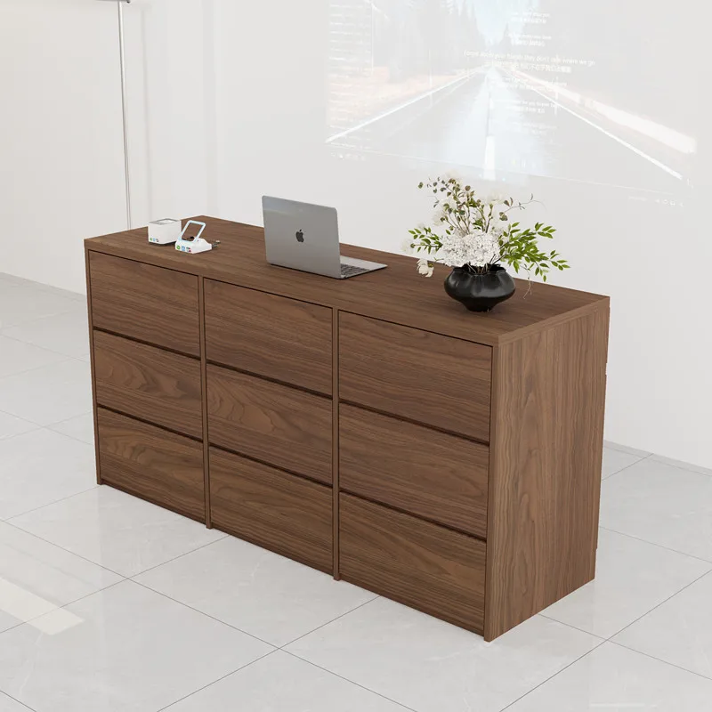 

Cafe Counter Reception Desk Sales Shop Medical Hairdressing Reception Desk Cashier Business Comptoir Caisse Corner Furniture