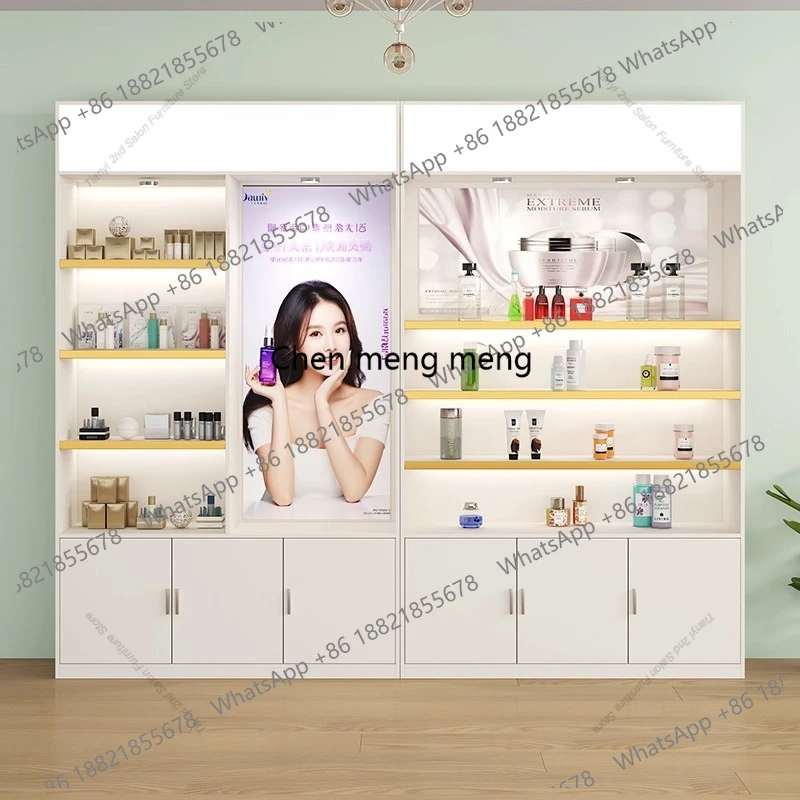 

Скандинавский креативный шкаф-витрина для дизайна ногтей, современный шкаф для хранения и организации витрины, полка для салона красоты, офисная мебель