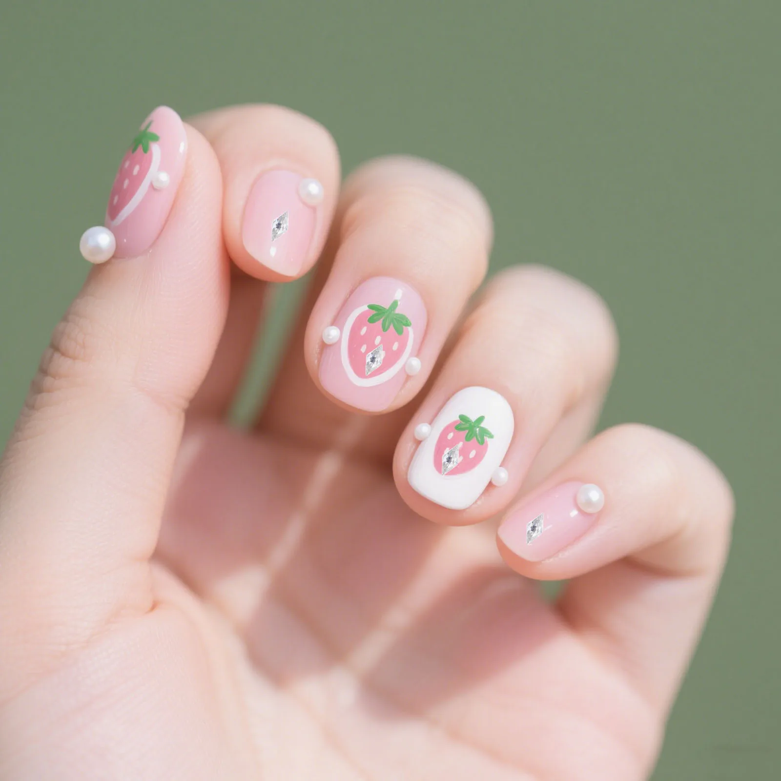 50Pcs Mini Rhombic Nail Rhinestones Flatback Zircon Stones Shiny Crystal Gems DIY Manicure Decorations Colorful Nail Gems