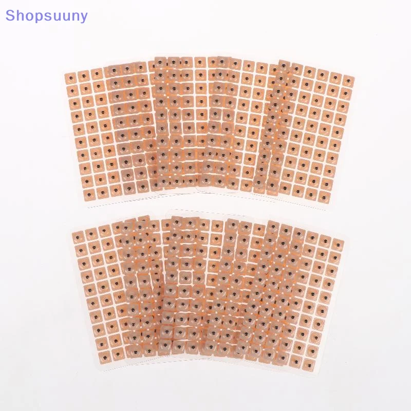 [SU]Ear Acupressure Massage Seeds Stickers 600Pcs Adhesive Patches for Office Workers Neck Pain Daily Stress Relief Use[SU]