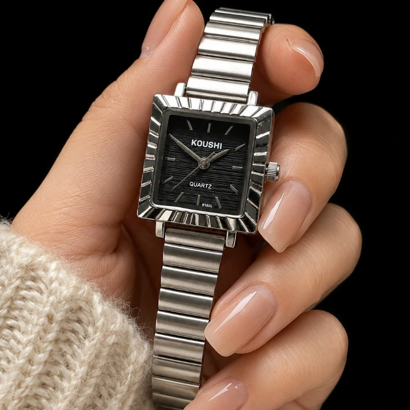 Luxury Brand Women's Watch Simplicity Square Dial Ladies' Quartz Wristwatch Fashion Dress Gold Silver Female Clock Gift Relogio