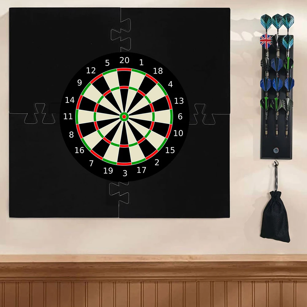 

Splicing Dartboard Surround Wall Protector EVA Square Board Wall Protector Dartboard Surround for Games