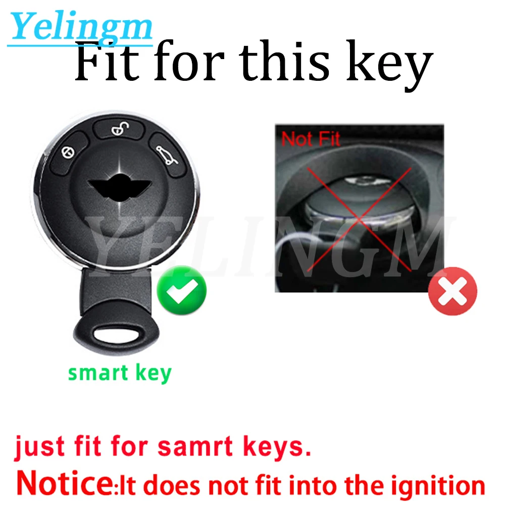 Smart Key Shell for BMW Mini Cooper Clubman Countryman Paceman Roadster R56 R57 CAS3 TPU Car Key Case Cover Protect Shell