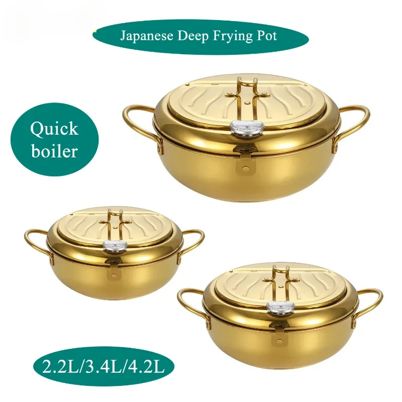 

Позолоченная версия 20/24/28 см, посуда для супа из нержавеющей стали, кастрюля с антипригарным покрытием, устойчивая к высоким температурам, кастрюля для супа с крышкой