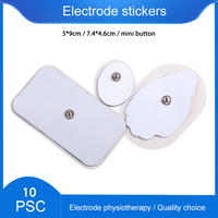 10pcs Tens Electrode Pads Gel for Tens Acupuncture Pulse Massager Sticker Adhesive Replacement Patch Muscle Stimulation Machine