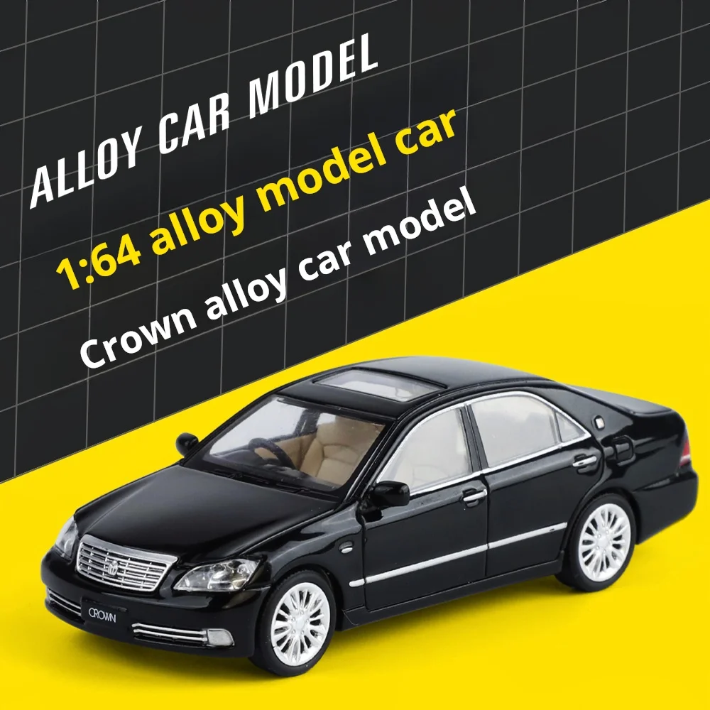 

Massdi 1:64 Exquisite mini Toyota Crown 2007 Alloy Diecast Metal Model car Static Collection Children's Toy Car Gifts