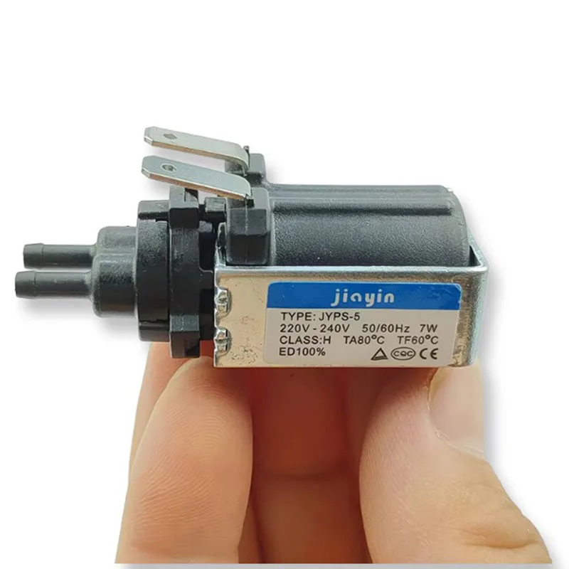 JYPS-5 Electromagnetic Pump AC220-240V 7W Mini Water Suction for Handheld Iron, Steam Mop, Garment Steamer, Coffee Machine