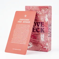 The Love Deck Cards 70Pcs Tarot Cards English Visions Divination Edition Deck For Parties Precognition Board Playing Games