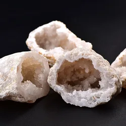 Geoda de ágata Natural sin abrir, cristal en bruto, cristales curativos de Energía Mineral, espécimen de colección de cuevas de racimo de piedra de la suerte