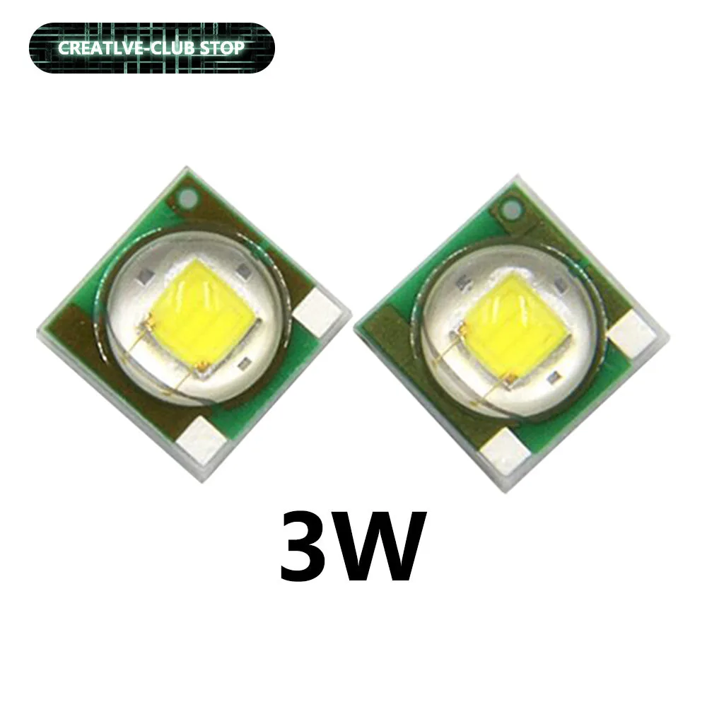 10szt dużo 1W 3W LED Light 3.5 * 3.5mm 3V LED Diody LED Żarówka LED Lampka LED Koralik Latarka Bursztynowa Biała Lampka Sygnalizacyjna Dla DIY
