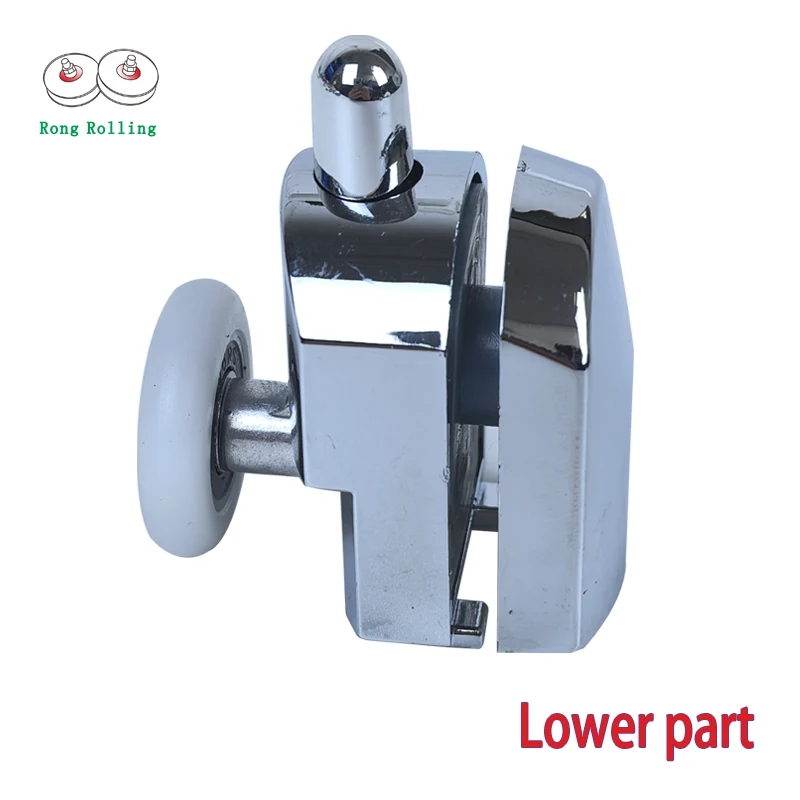 4pcs shower door rollers wheel runner, bathroom sliding door rail roller wheels,23mm 25mm single runner shower door rollers.