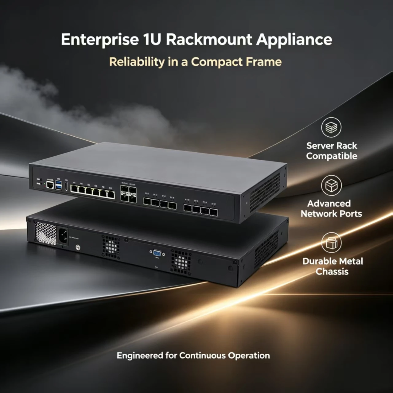 MSSP 1U Rack Security Gateway H770 6*I226V 4*X710 10G SFP Bypass DDR5 128G Proxmox ESXi for Multi-Tenant Network Service