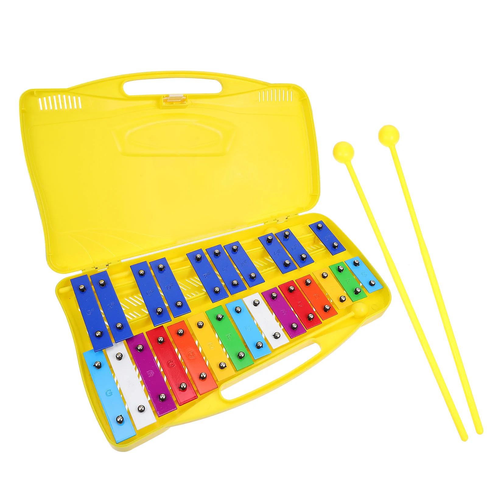 

25-tone Piano Playing Metallophone Percussion Musical Toy Orff Instrument for Toddlers Instruments Kids Wooden