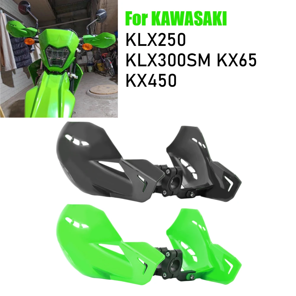 For KAWASAKI KLX250 KLX140 KLX125 D-Tracker KLX 125 140 150 250 110 L SF Motorcycle Handlebar Handguards Hand Guard Protector