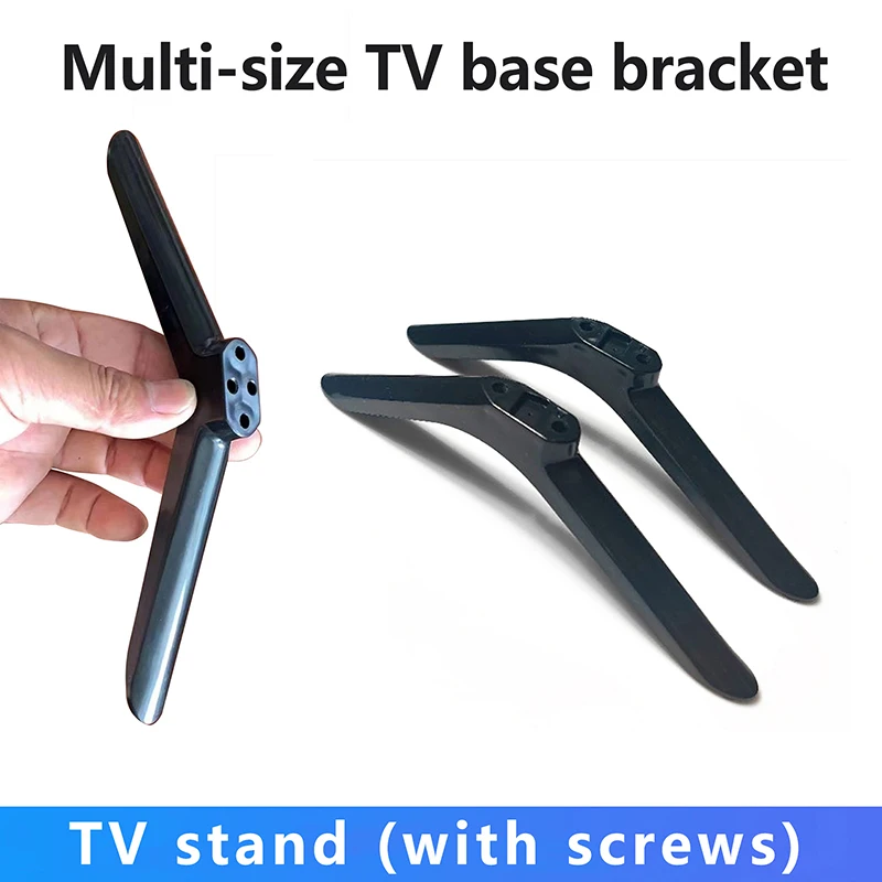 1Pair Base Televisions Tabletop Base Stand Legs Pedestal Stand Replacement Mount Leg Plastic Legs Feet Pedestal Foot-F(x)