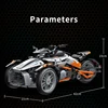 1228Pcs 도시 기술 APP 원격 제어 기관차 오토바이 빌딩 블록 MOC 오토바이 벽돌 모델 소년 장난감 어린이 선물 용품 6