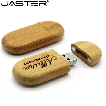 JASTER 1PCS kostenlos individuelles Logo Holz USB-Flash-Laufwerk Pendrive 4G 8GB 16GB 32GB 64GB 128GB externer Speicher USB-Speicherstick