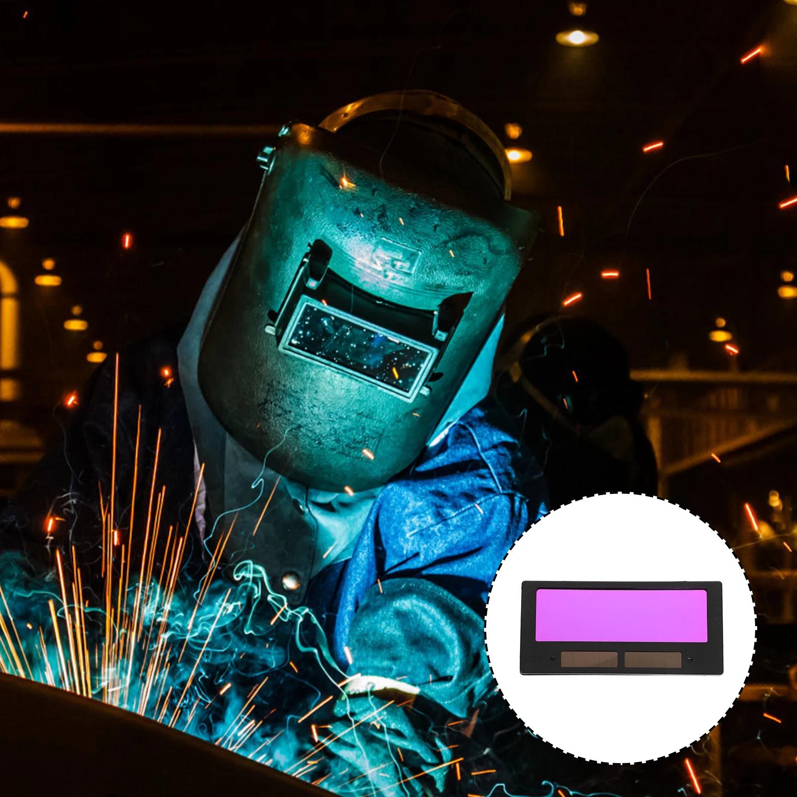 

Auto Darkening Mask Solar Powered Large View Window Adjustable Shade Lens For Tig Mig Arc Welding Protection Welding Automatic