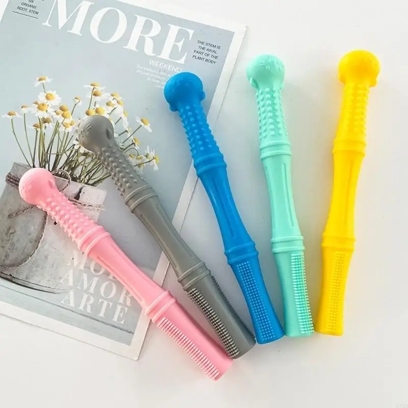 Q22d Hollow Teether for Baby Chew Straws iting iting inborn behining just justaras